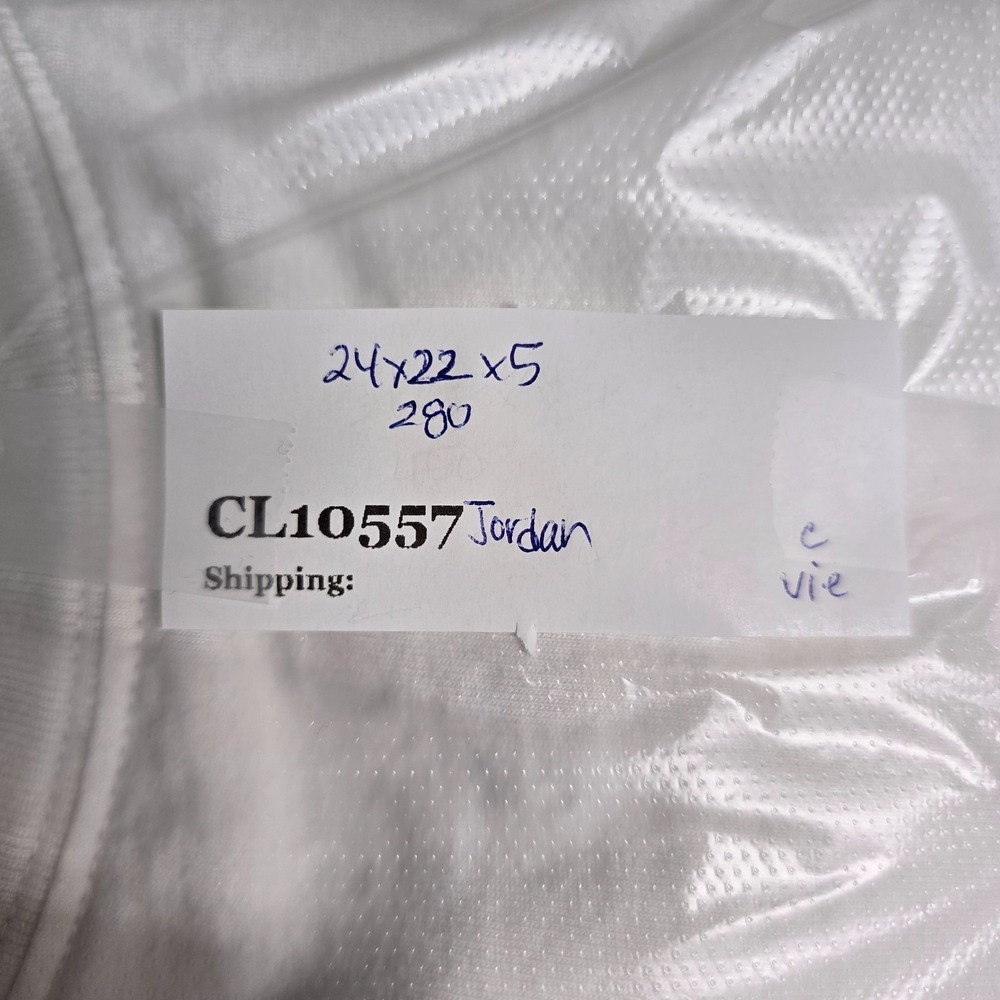Nike Jordan Mens Jumpman Long Sleeve Shirt White Large‎ Basketball Streetwear - Picture 10 of 10